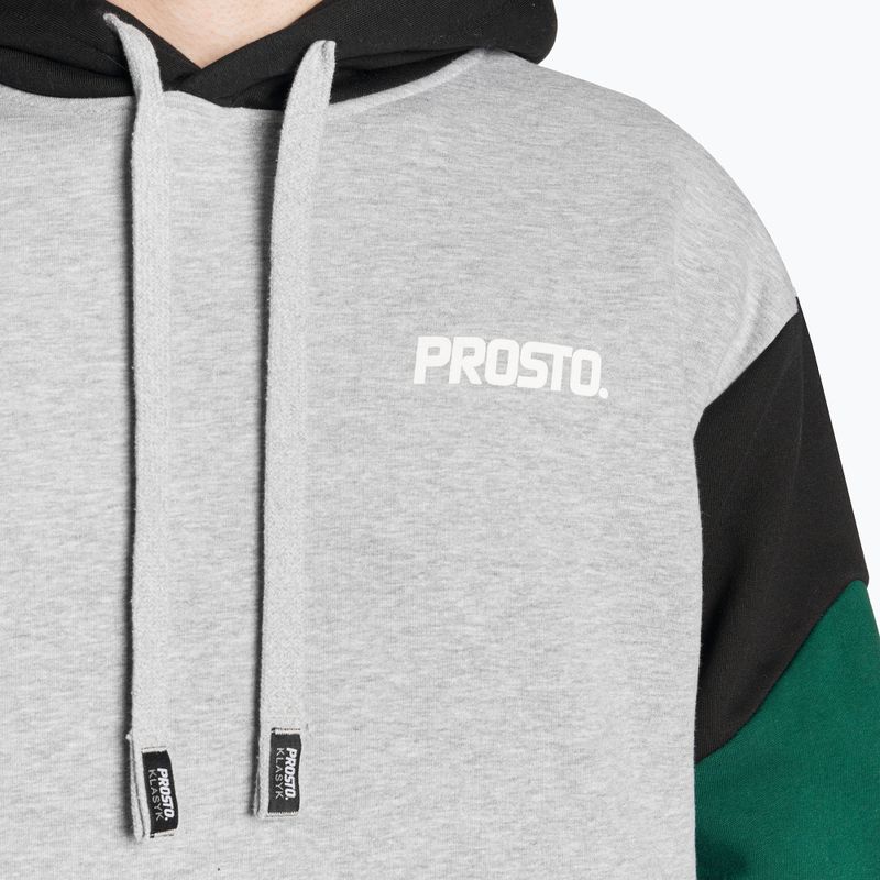 Férfi melegítőfelső PROSTO Hoodie Haxle gray 3