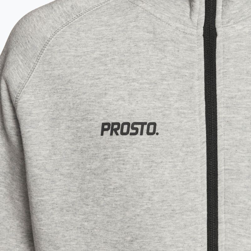 Férfi melegítőfelső PROSTO Tech Zip Zip Hoodie Speedy gray 3