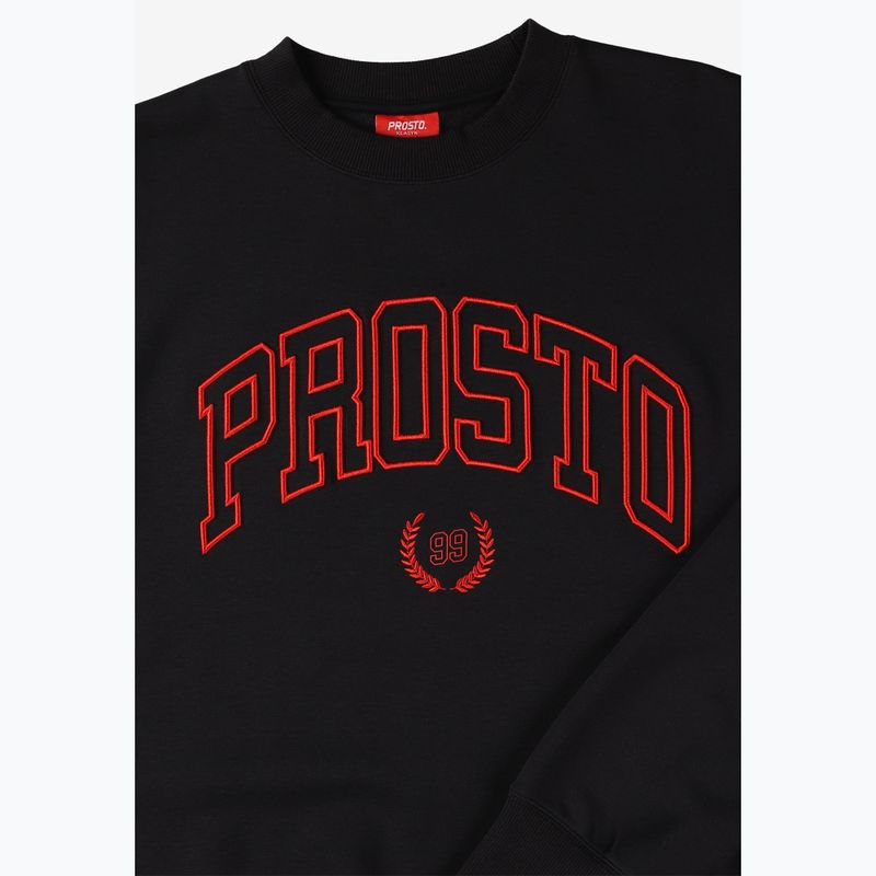 Férfi melegítőfelső PROSTO Crewneck Varsity black 6