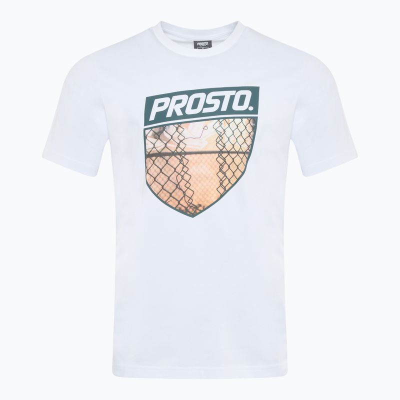 Férfi PROSTO Skizzle póló fehér