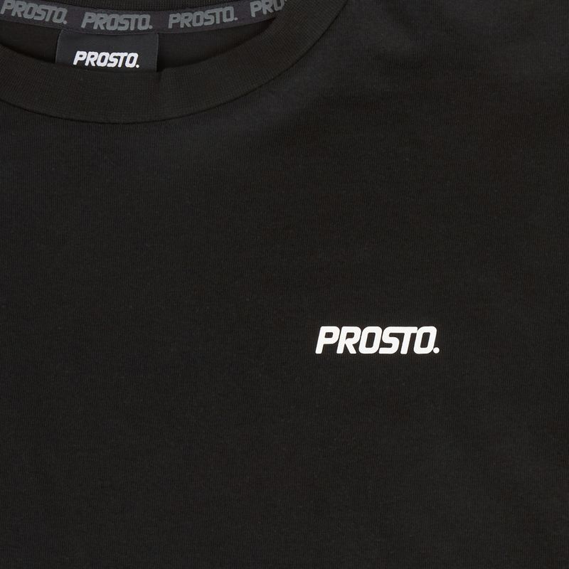 Férfi PROSTO Base fekete póló 3