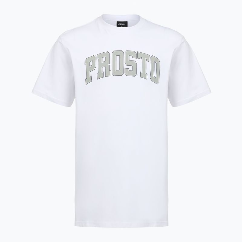 Férfi PROSTO College póló fehér