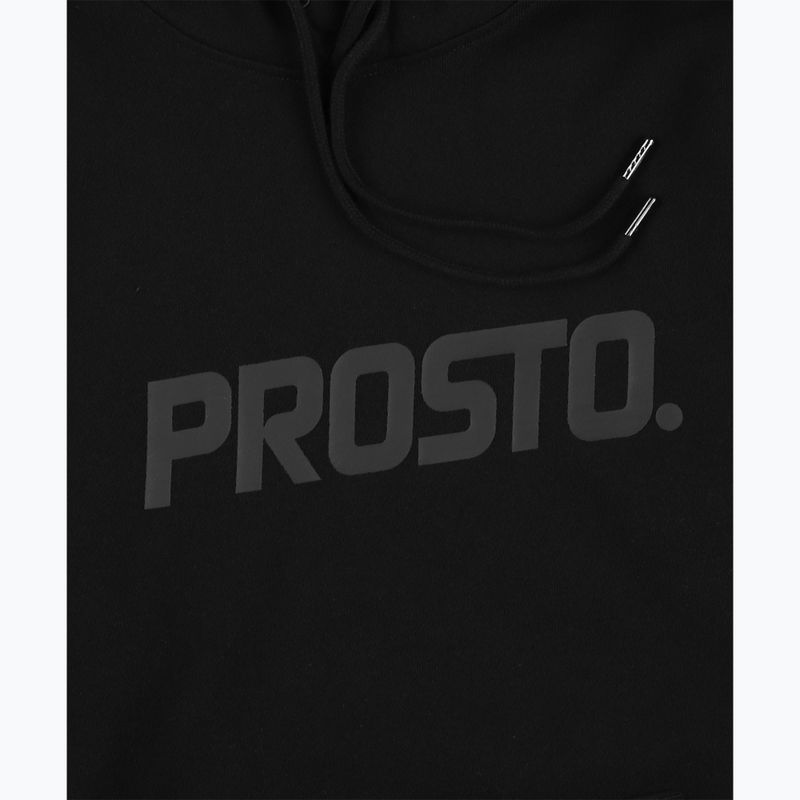 Férfi PROSTO Matched kapucnis pulóver fekete 3