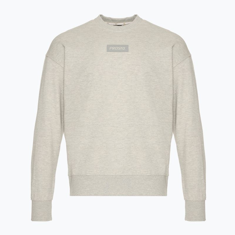 Férfi PROSTO Crewneck pulóver box szürke