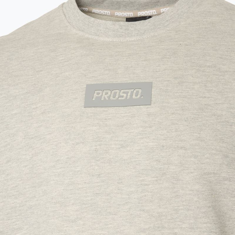 Férfi PROSTO Crewneck pulóver box szürke 3