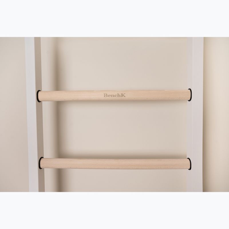 BenchK tornalétra 711W+A204 fehér matt/tölgyfa 2