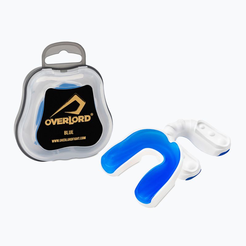 Állkapocsvédő + doboz Overlord Gel kék