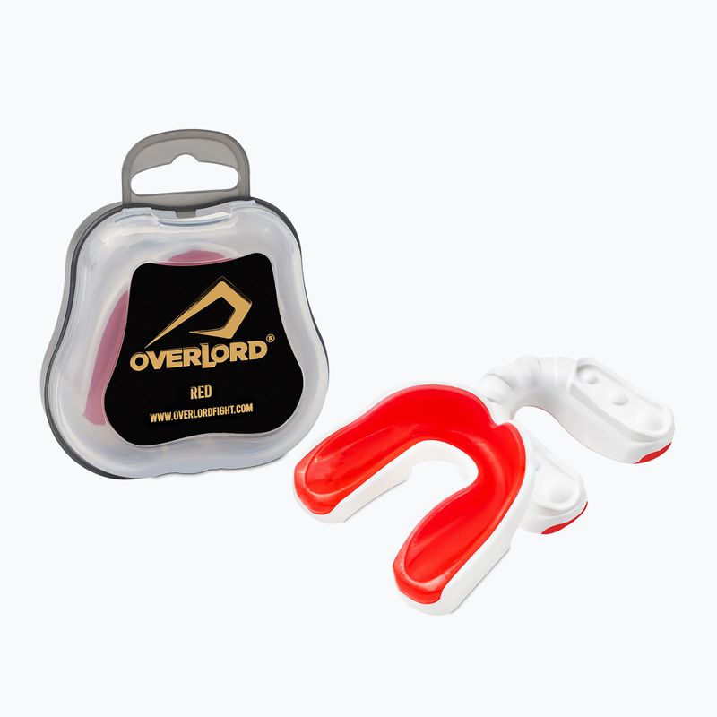 Állkapocsvédő + doboz Overlord Gel piros