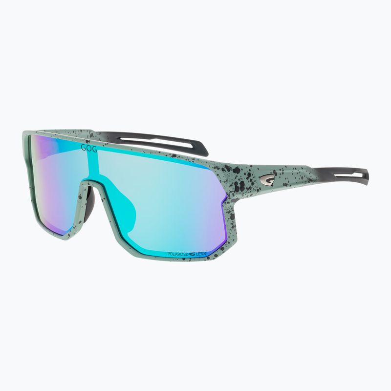 Napszemüveg GOG Vidar matte green/black reflex white/blue