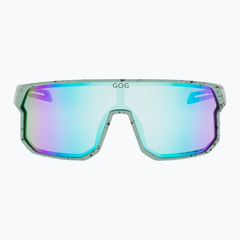 Napszemüveg GOG Vidar matte green/black reflex white/blue 2
