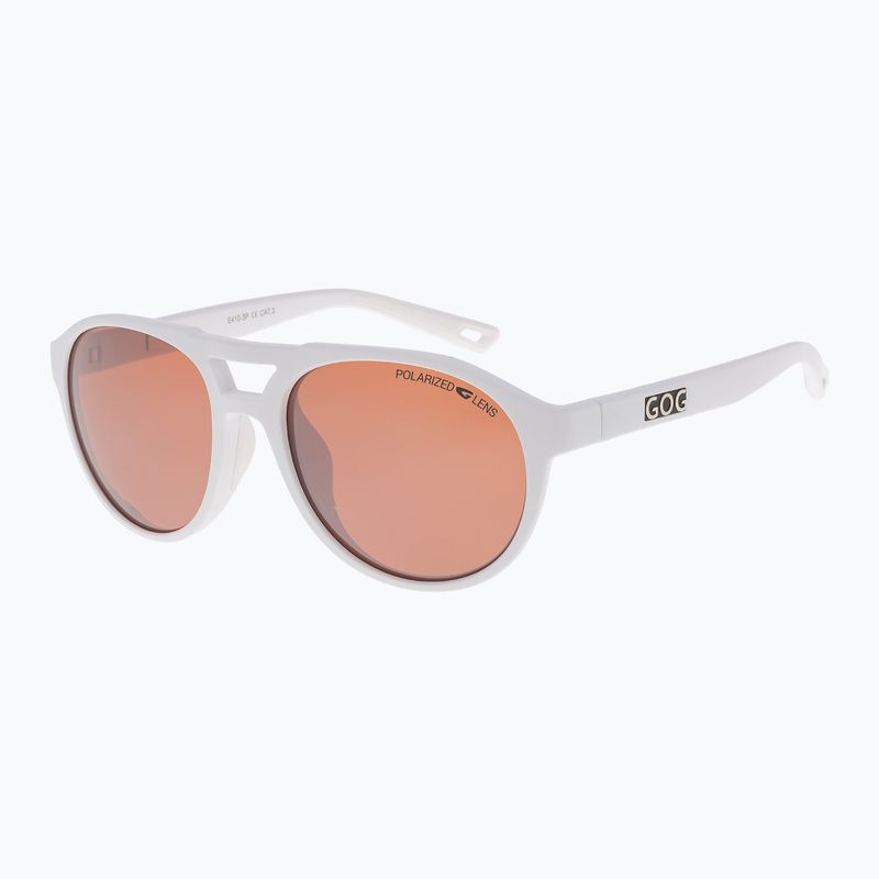 Napszemüveg GOG Nanga matt white/reflex silver 2