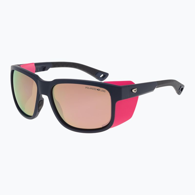 Napszemüveg GOG Makalu matt navy blue/pink/reflex pink