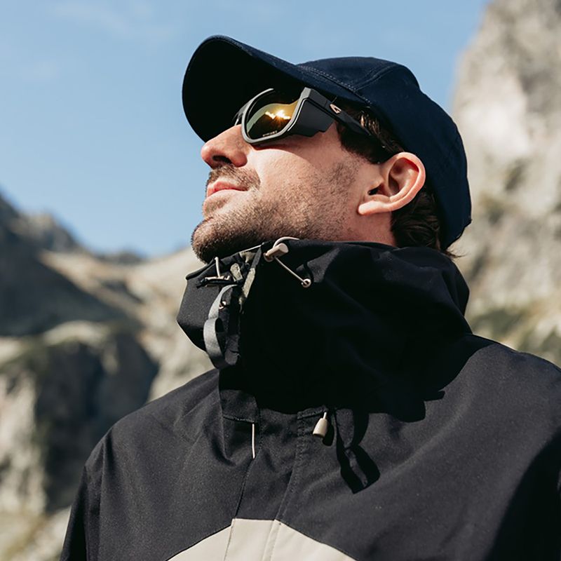 Napszemüveg GOG Pamir matt metallic black/black/reflex gold 7