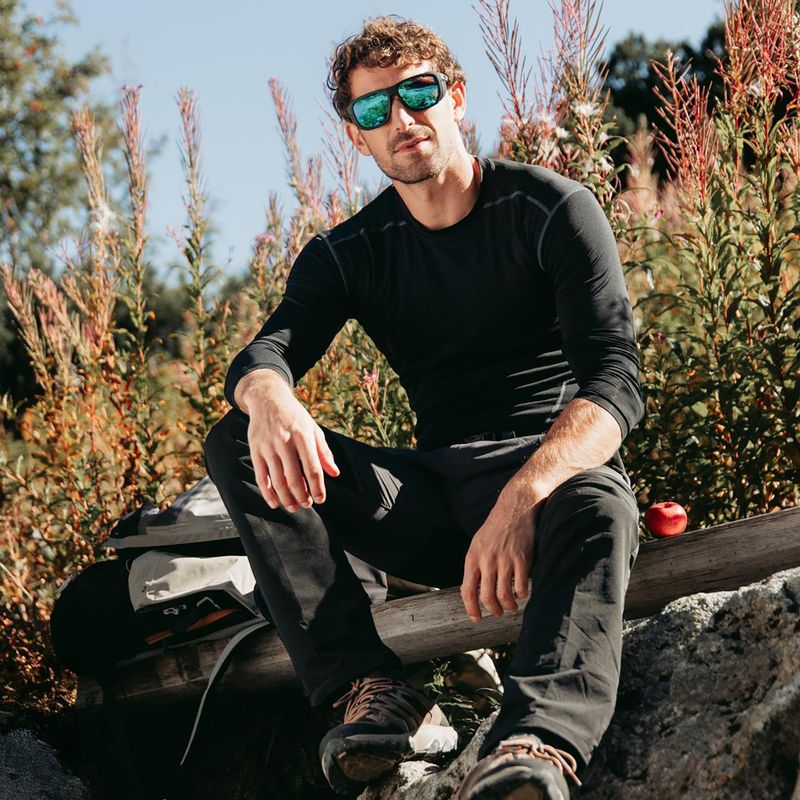 Napszemüveg GOG Pamir matt metallic black/black/reflex white blue 7