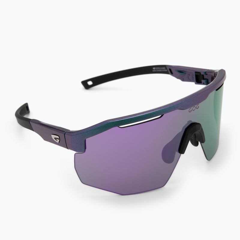 Napszemüveg GOG Argo metallic purple/green reflex purple 2