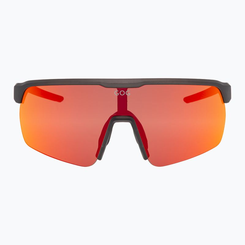 Napszemüveg GOG Hervor matte crystal black/copper reflex black/red 2