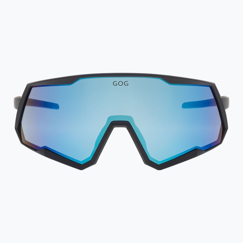 Napszemüveg GOG Tove matt black/reflex white/blue 2
