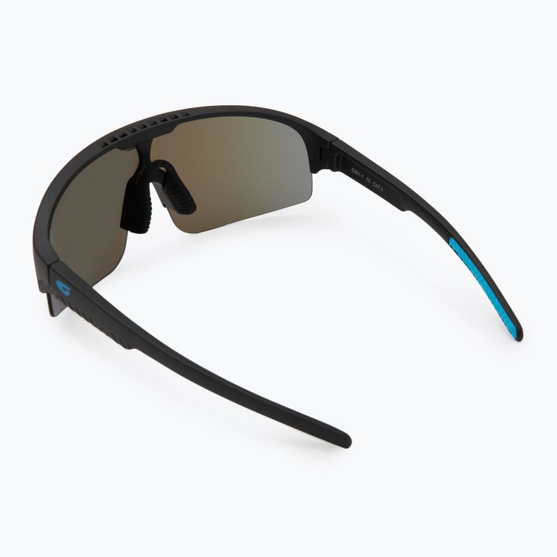 Gyerek napszemüveg GOG Petra matt black/blue reflex blue 2