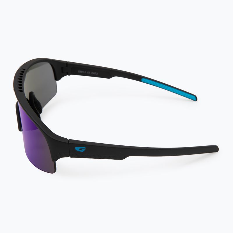 Gyerek napszemüveg GOG Petra matt black/blue reflex blue 4