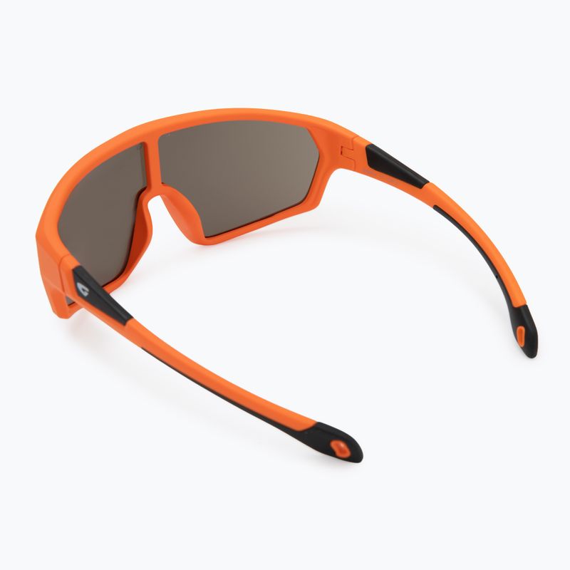 Gyerek napszemüveg GOG Flint matt neon orange/black reflex silver 2