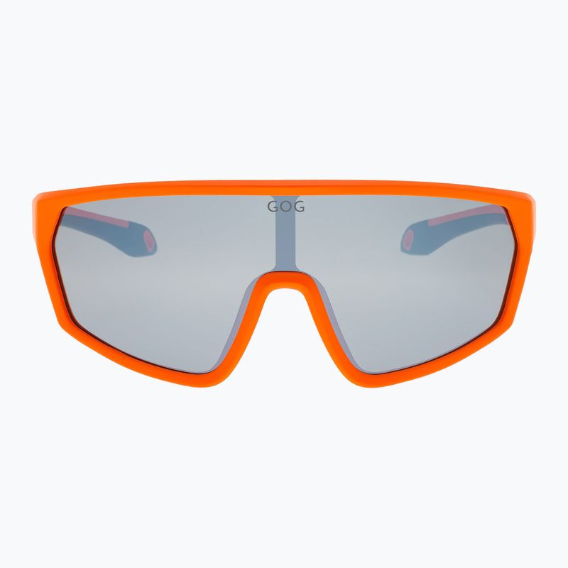 Gyerek napszemüveg GOG Flint matt neon orange/black reflex silver 2