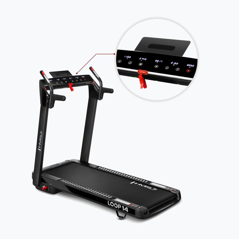 Elektromos futópad HMS LOOP14 black 13