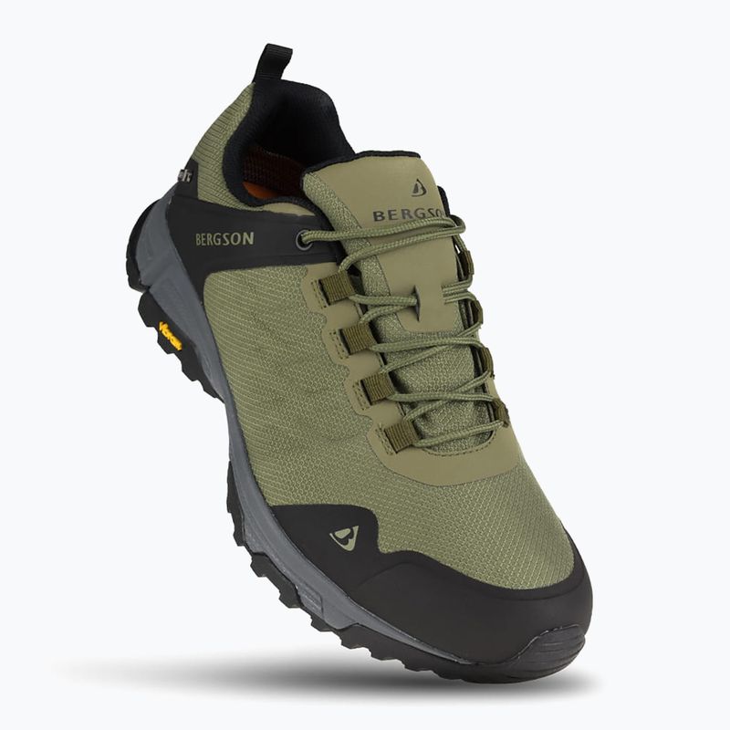 Férfi trekking cipő BERGSON Hadjer Low STX olive 11