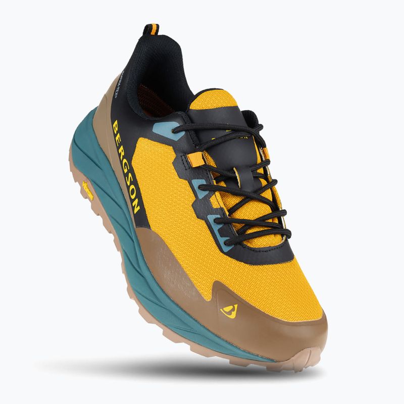 Férfi trekking cipő BERGSON Jabal Low STX yellow / brown 13