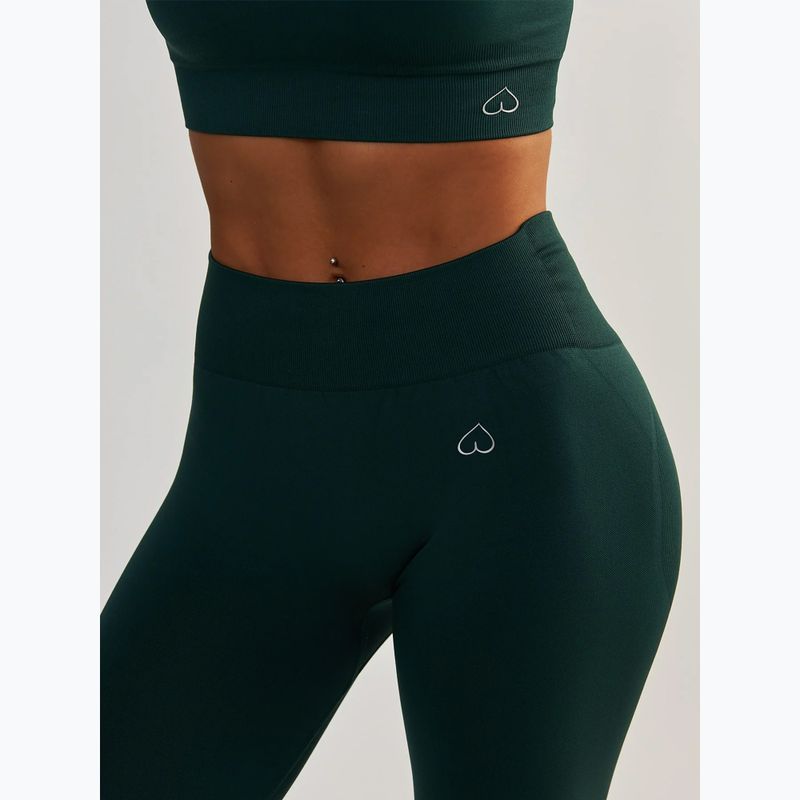 Női sportlegging BeShaped Shape Up dark green 5