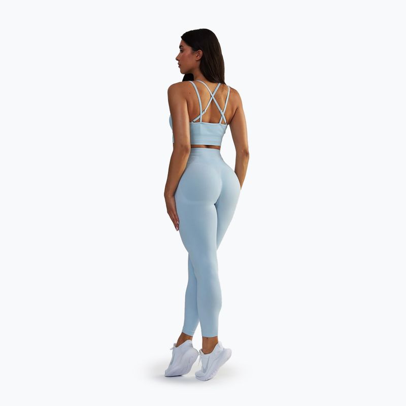 Női sportlegging BeShaped Shape Up dark light blue 3