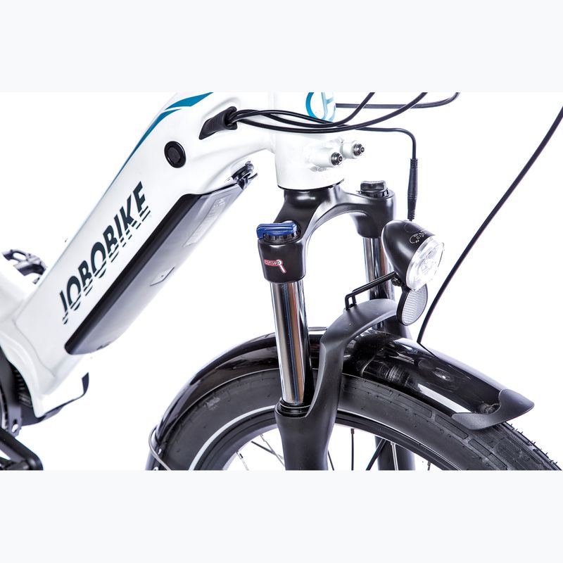 JOBOBIKE Linda 36V 14Ah 504Wh női elektromos kerékpár, fehér 8