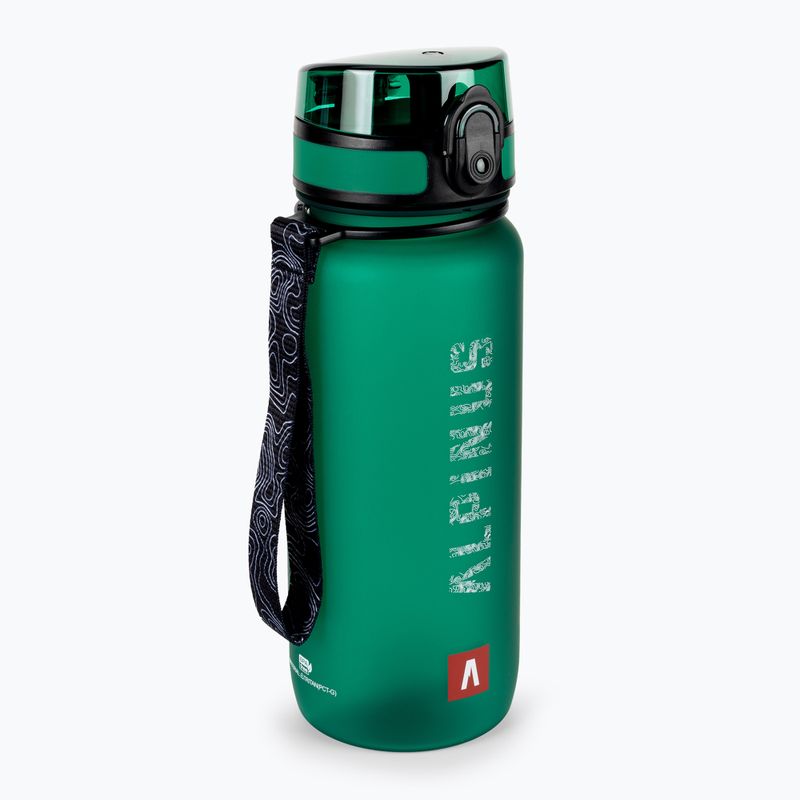 Alpinus Trysil 650 ml-es utazó palack zöld