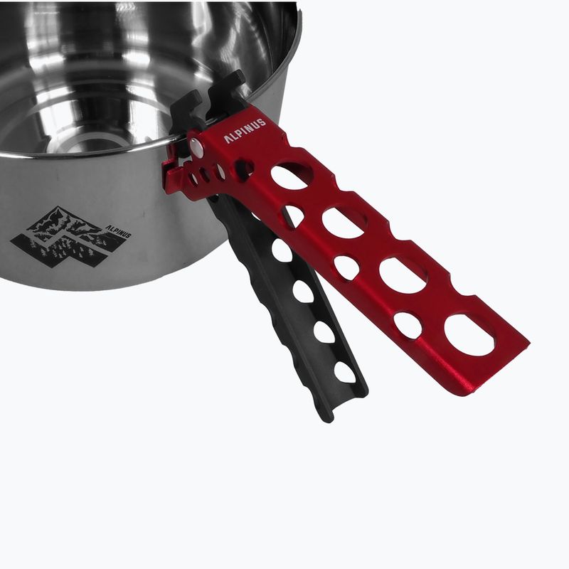 Alpinus Yucatan 2l, 1.5l és 0.6l acél túraedénykészlet 6