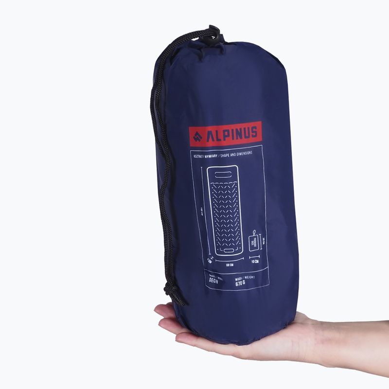 Beépített pumpával ellátott matrac Alpinus Decin navy blue 6