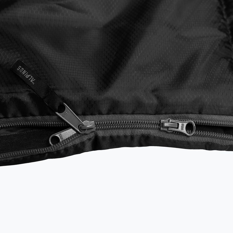 Alpinus Warm 1800 hálózsák jobbra fekete 3