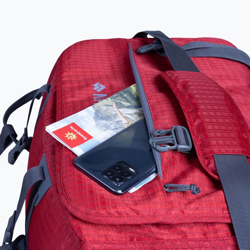 Alpinus Calama 45 l utazótáska piros színben 4