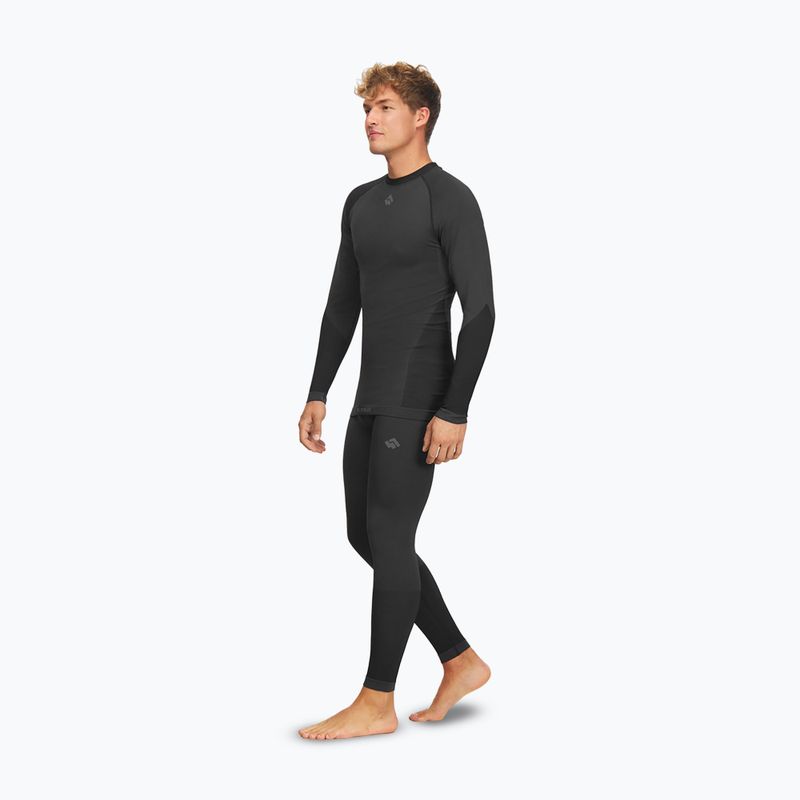 Férfi thermo fehérnemű szett Alpinus Moelv Set black