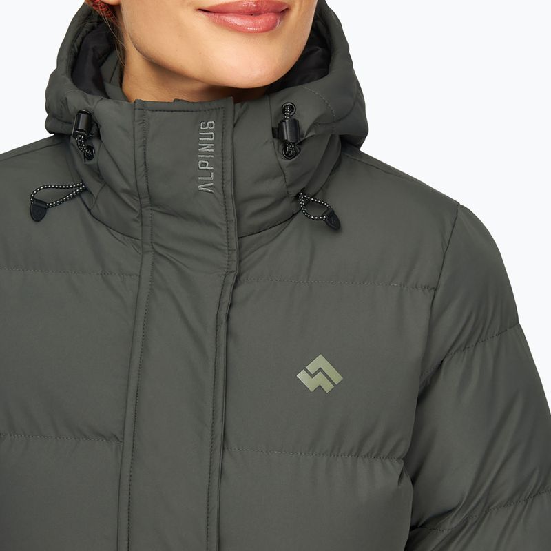 Női bélelt kabát Alpinus Iparla olive green 4