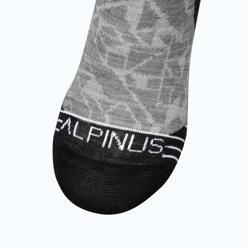 Alpinus Kuldiga Alacsony zokni fekete / szürke / fehér 3