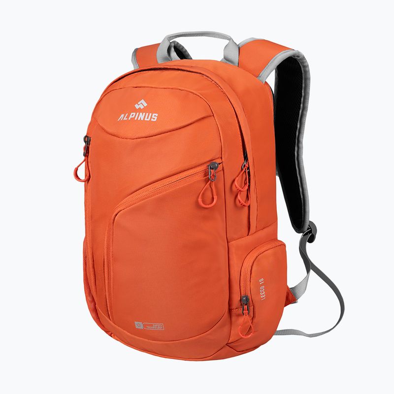 Alpinus Lecco 15 l túrahátizsák korall