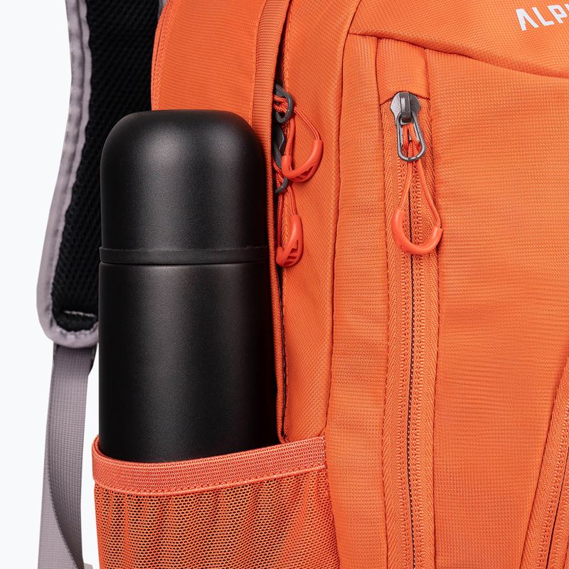 Alpinus Lecco 15 l túrahátizsák korall 3