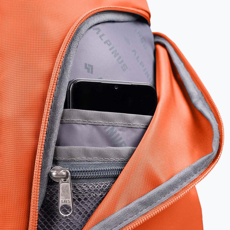 Alpinus Lecco 15 l túrahátizsák korall 9