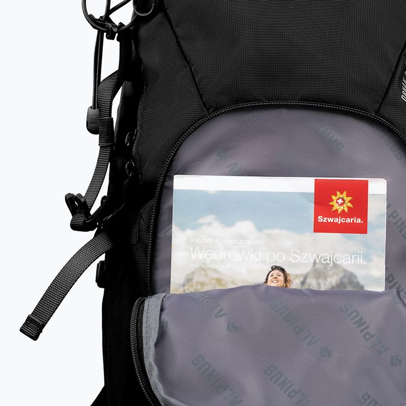 Alpinus Ornak 30 l fekete túrahátizsák 9