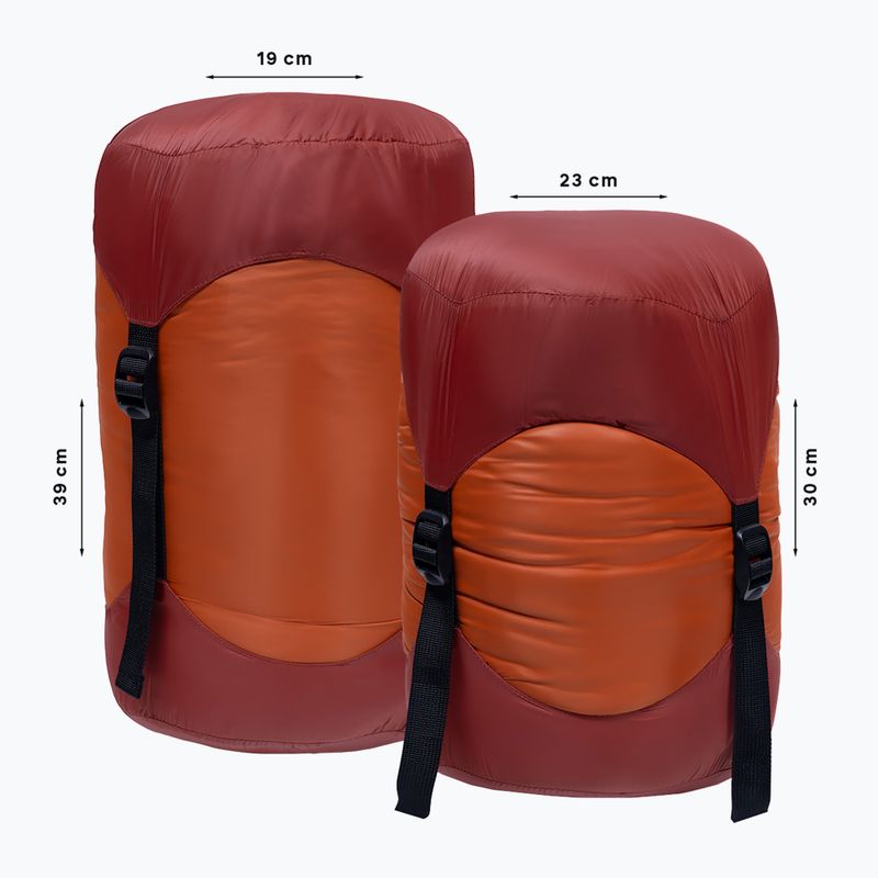 Alpinus Primalight 1200 hálózsák jobbra narancssárga 8