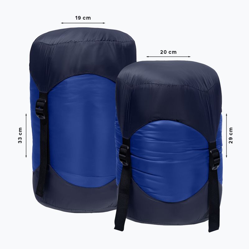 Alpinus Primalight 1000 hálózsák jobb kék 9