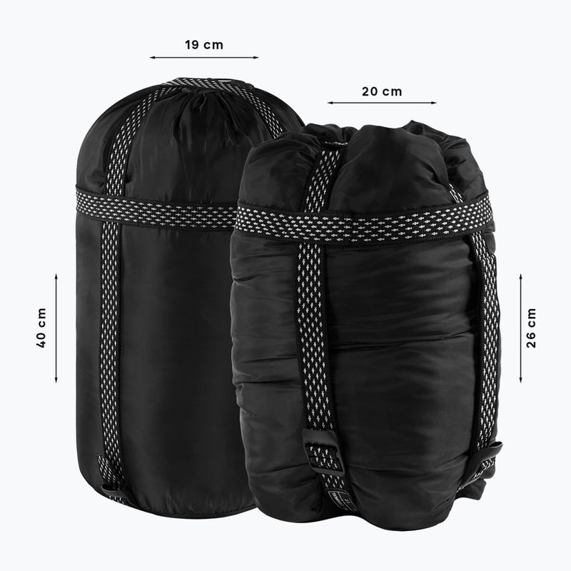 Alpinus Fiber Pro 1300 hálózsák bal antracit 7