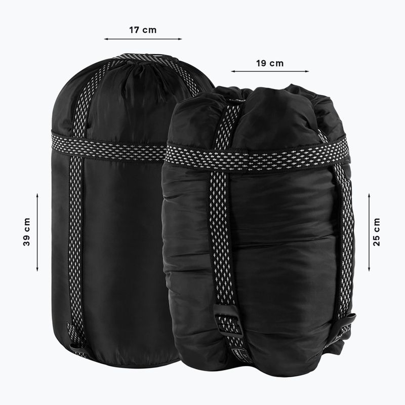 Alpinus Fiber Pro 1100 hálózsák bal szürke 7