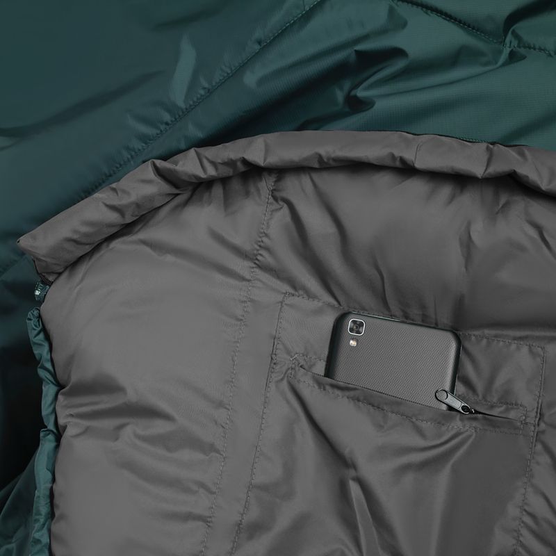 Alpinus Fiber Pro 800 hálózsák jobbra zöld 5