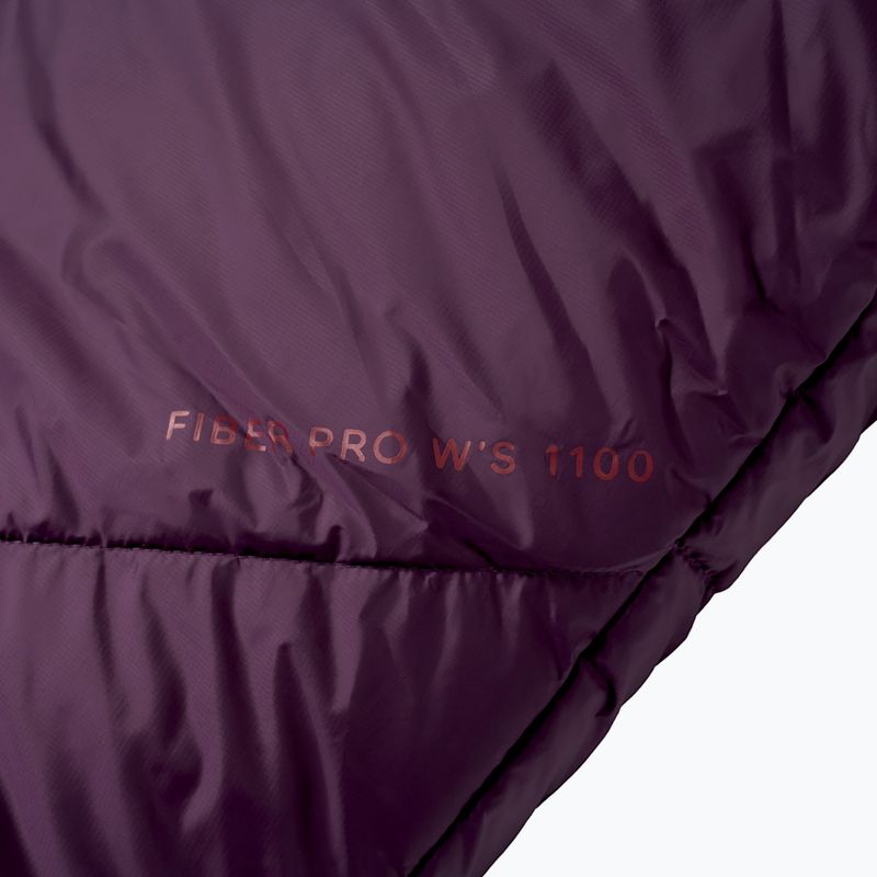 Alpinus Fiber Pro 1100 hálózsák bal bordó 6
