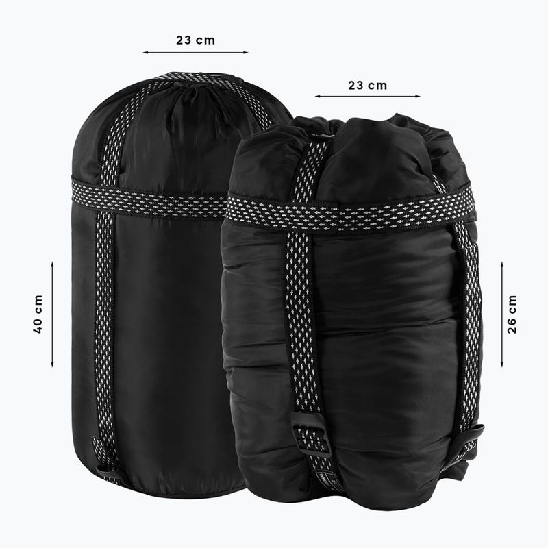 Alpinus Fiber Pro 1500 hálózsák balra tengerészkék 7